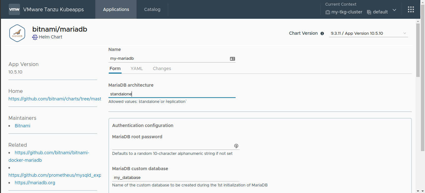 MariaDB installation