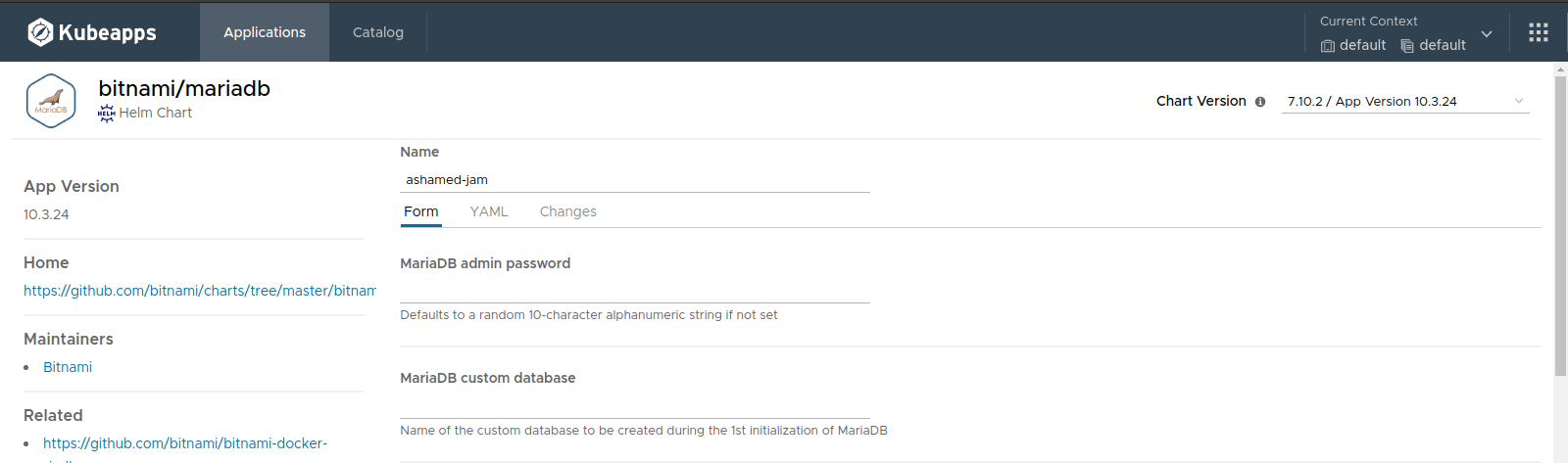 MariaDB installation